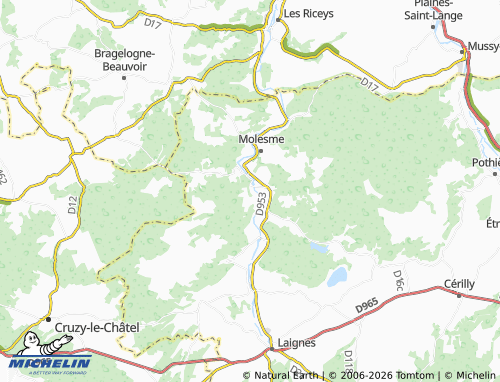 Mappa MICHELIN Vertault - ViaMichelin