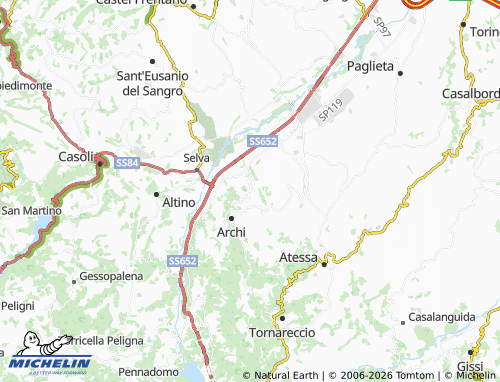 Mapa MICHELIN Perano - ViaMichelin