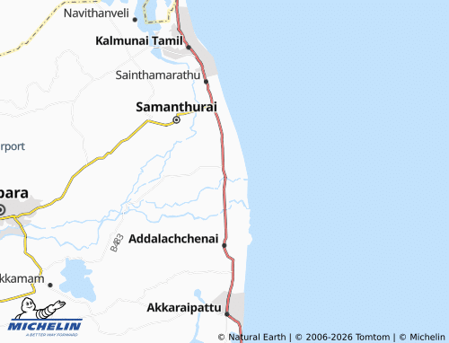 Mappa MICHELIN Ninthavur 23 - ViaMichelin