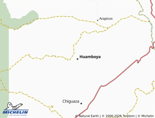 MICHELIN Huamboya map - ViaMichelin