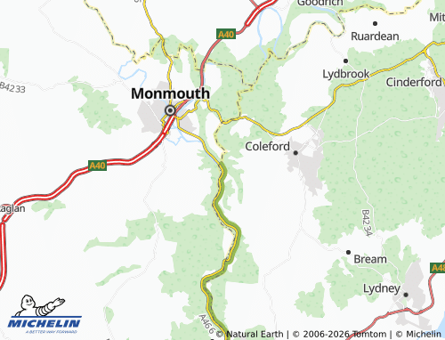 Carte MICHELIN Redbrook - ViaMichelin