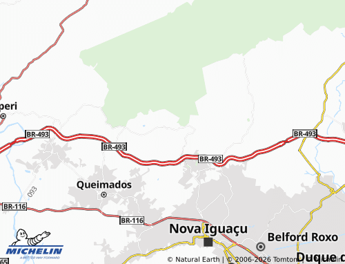 Mapa MICHELIN Adrianópolis - ViaMichelin
