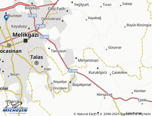 MICHELIN Mimar Sinan map - ViaMichelin