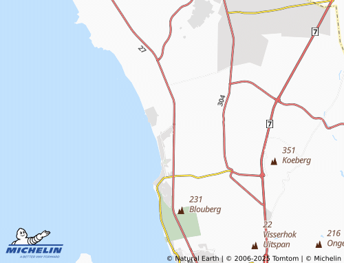 MICHELIN Duynefontein map - ViaMichelin
