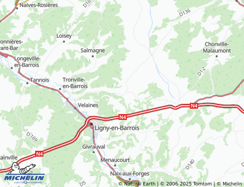 MICHELIN-Landkarte Willeroncourt - ViaMichelin