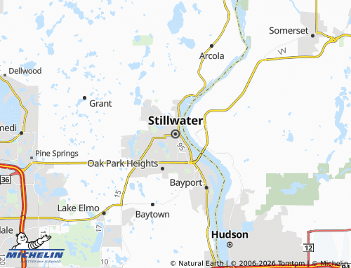 Mappa MICHELIN Stillwater - ViaMichelin