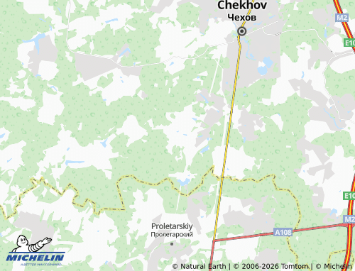 Carte MICHELIN Nashchekino - ViaMichelin
