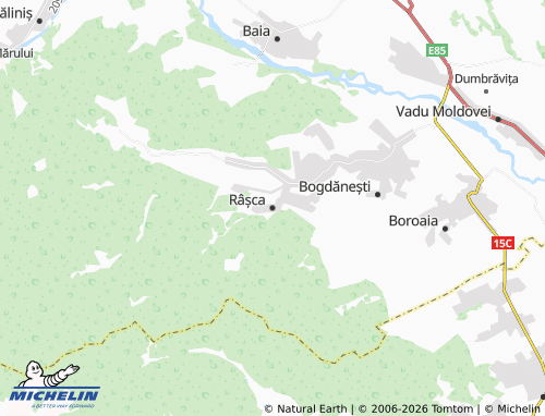 Mappa MICHELIN Râșca - ViaMichelin
