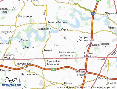 Carte MICHELIN Chuignes - ViaMichelin