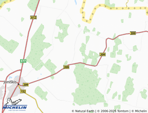 Mappa MICHELIN Pavirčiuvė - ViaMichelin