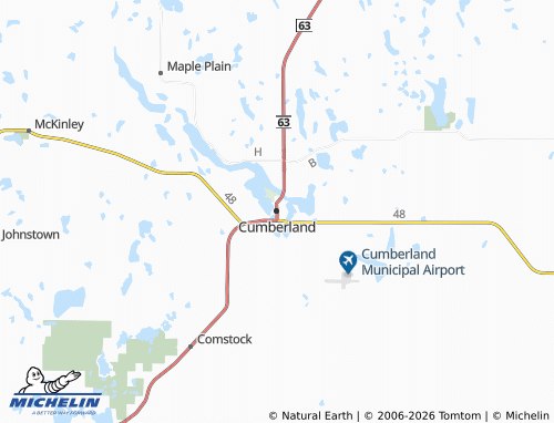 Carte MICHELIN Cumberland - ViaMichelin