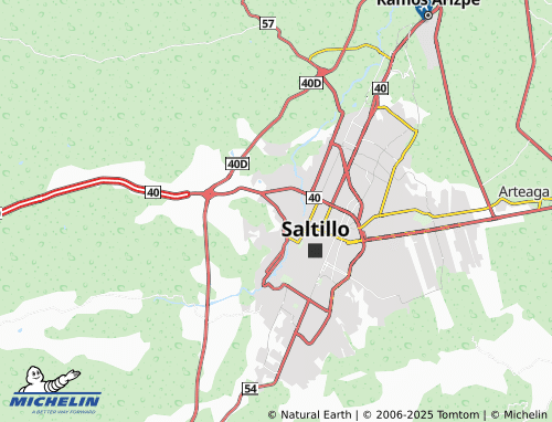 MICHELIN Valle de San Antonio map - ViaMichelin