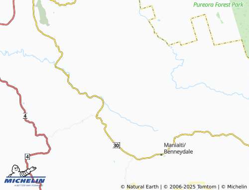 MICHELIN Mangaokewa map - ViaMichelin