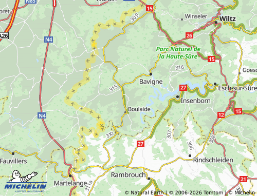 MICHELIN-Landkarte Baschleiden - ViaMichelin