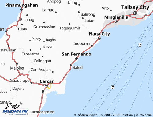 Mapa MICHELIN San Fernando - ViaMichelin