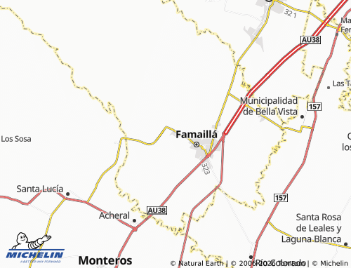 Mappa MICHELIN Barrio El Cruce - ViaMichelin
