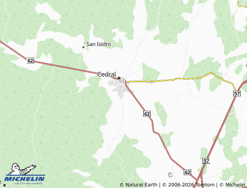 Mapa MICHELIN Valle de Los Cedros - ViaMichelin