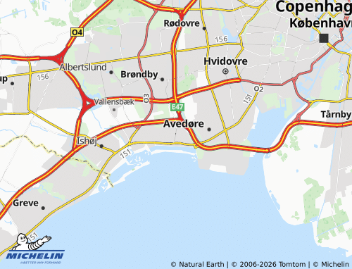Mapa MICHELIN Brøndby Strand - ViaMichelin