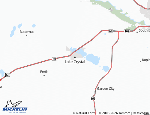Carte MICHELIN Lake Crystal - ViaMichelin