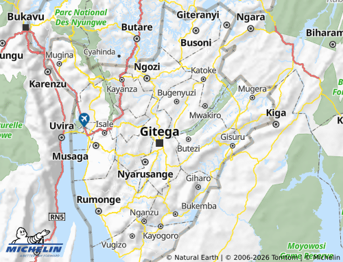 MICHELIN Shombo map - ViaMichelin