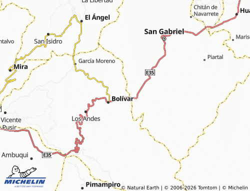 MICHELIN Cuesaca map - ViaMichelin