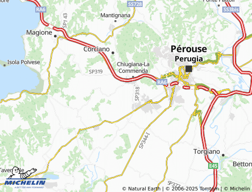 MICHELIN San Mariano map - ViaMichelin