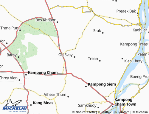 Mapa MICHELIN Ou Svay - ViaMichelin