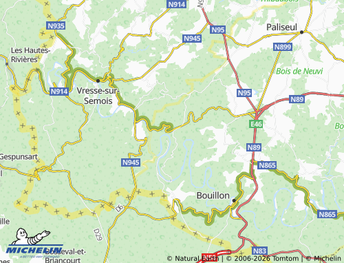 MICHELIN Rochehaut map - ViaMichelin