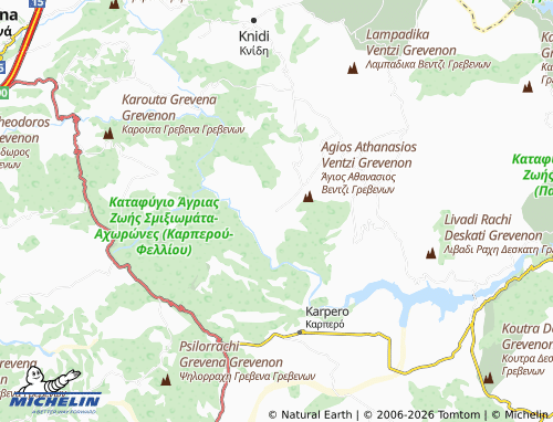Carte MICHELIN Nisi - ViaMichelin