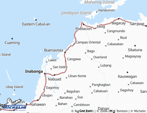 MICHELIN Rufo Hill map - ViaMichelin