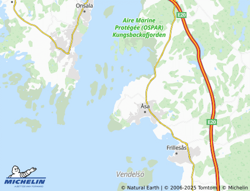 MICHELIN Ölmanäs map - ViaMichelin