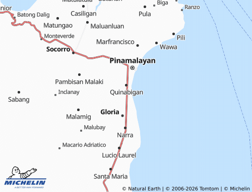 MICHELIN Del Razon map - ViaMichelin
