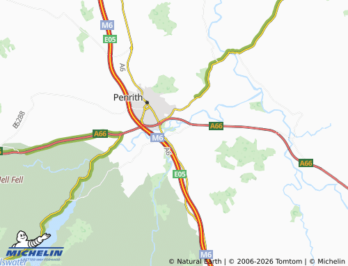 Carte MICHELIN Brougham - ViaMichelin
