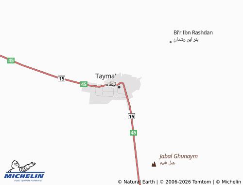 MICHELIN-Landkarte al-Naseem - ViaMichelin