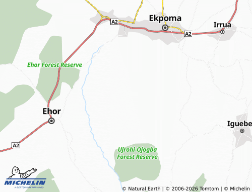 MICHELIN Ugbiyoha map - ViaMichelin