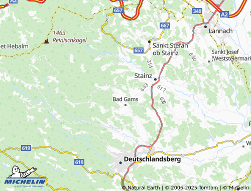 MICHELIN Mitteregg map - ViaMichelin
