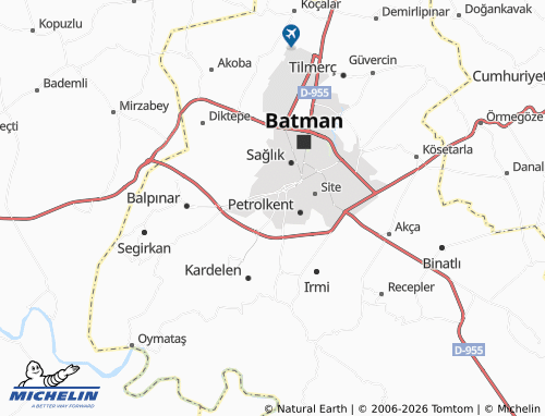 Mappa MICHELIN Güneykent - ViaMichelin