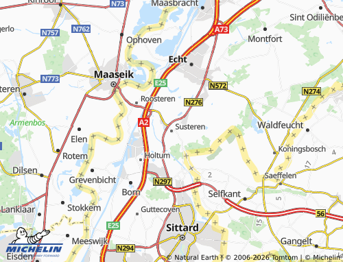 Mapa MICHELIN Susteren - ViaMichelin