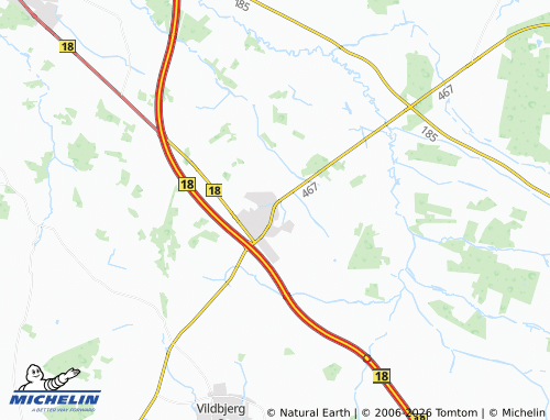 MICHELIN Aulum map - ViaMichelin