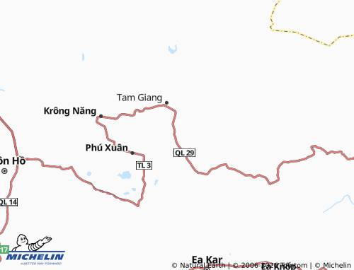 MICHELIN Ea Dăh map - ViaMichelin