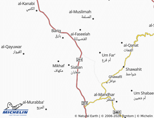 MICHELIN-Landkarte Ghirnatah - ViaMichelin