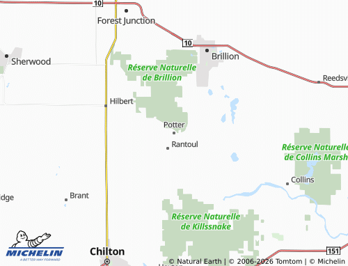 Mappa MICHELIN Potter - ViaMichelin