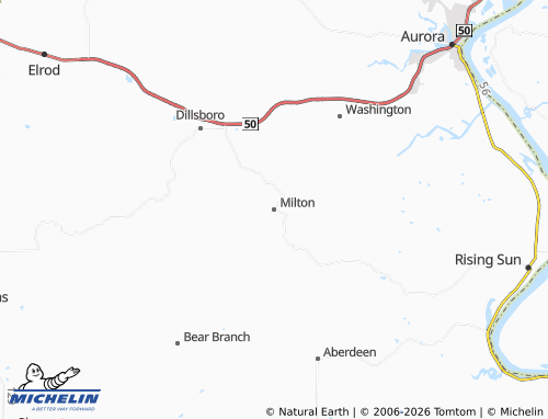 Mapa MICHELIN Milton - ViaMichelin