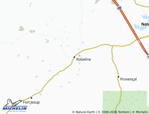 Mappa MICHELIN Robeline - ViaMichelin