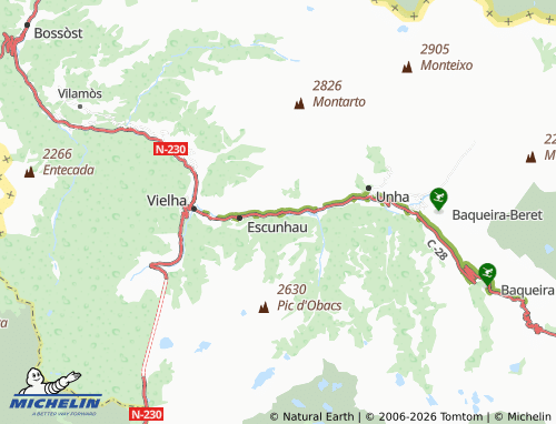 Mappa MICHELIN Garòs - ViaMichelin