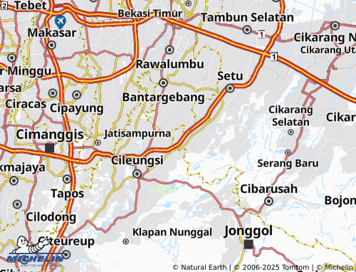 MICHELIN Taman Rahayu map - ViaMichelin