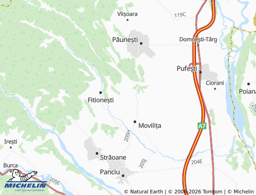 Mappa MICHELIN Trotușanu - ViaMichelin