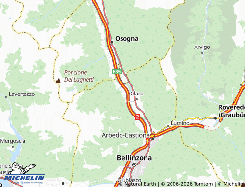 Mappa MICHELIN Preonzo - ViaMichelin