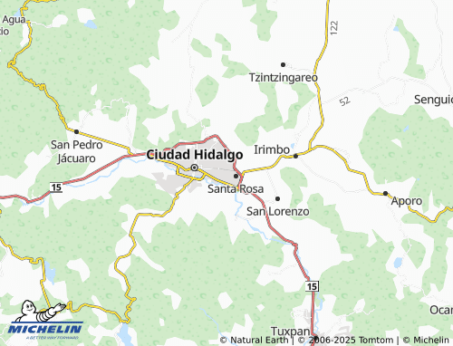 MICHELIN Emiliano Zapata map - ViaMichelin