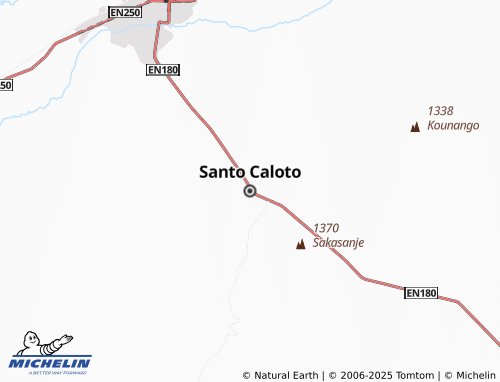 Kaart MICHELIN Santo Caloto - ViaMichelin